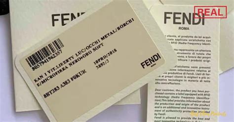 fendi outfit fake|fendi authenticity card.